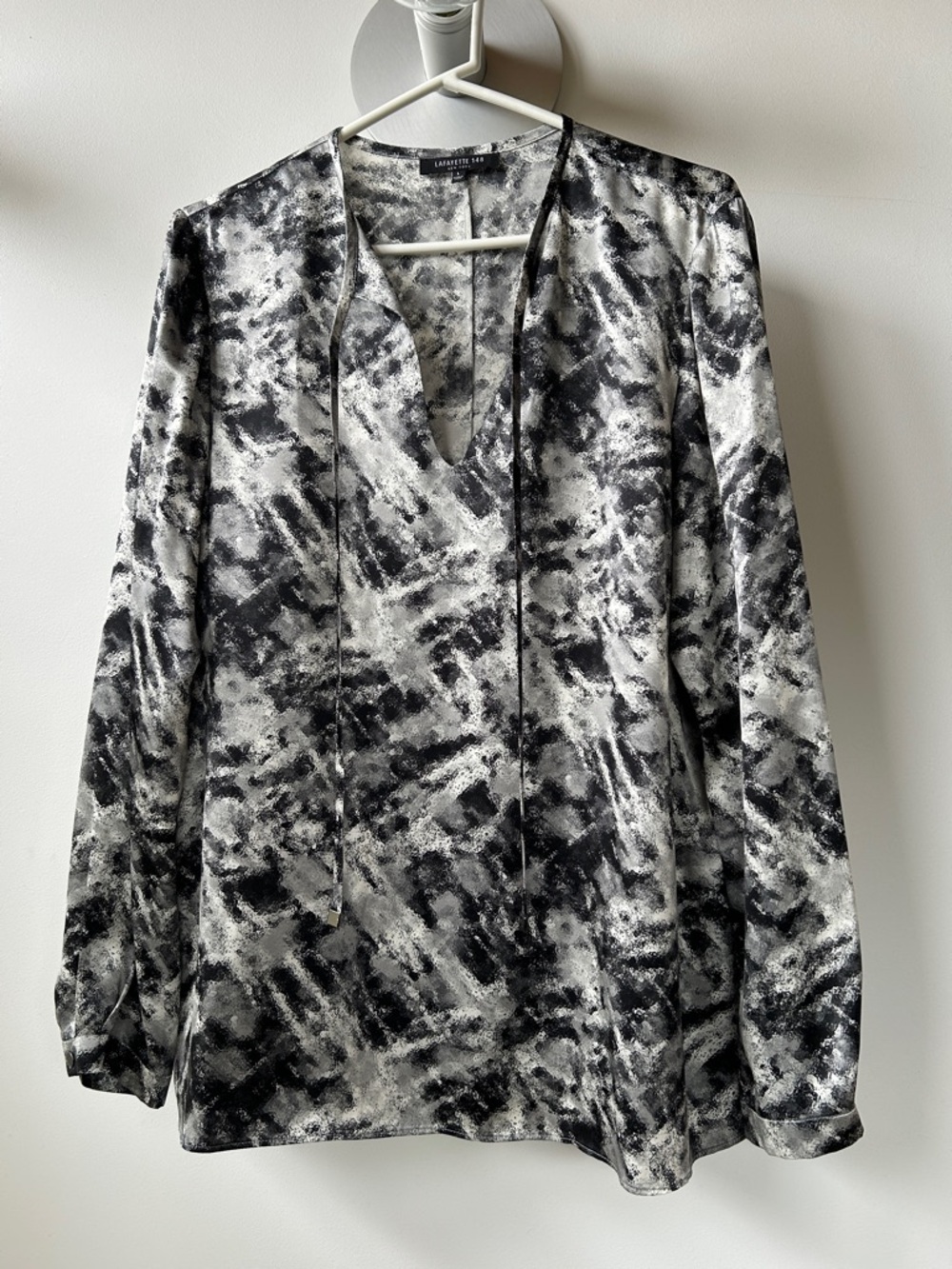 Lafayette 148 silk blouse